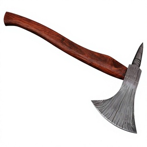 LEGACY BLADES Hache utilitaire d'extérieur en acier Damas forgé à la main de qualité supérieure, manche en bois de frêne, fabricant exportateur - Product Image 4