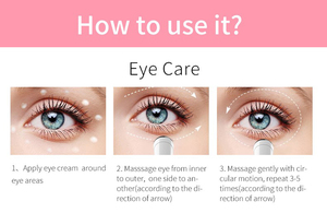 Göz dudak kaldırma bakımı masaj Anti-aging galvanik Anti kırışıklıklar göz masaj kalemi ev kullanımı güzellik cihazı göz masaj değnek - Product Image 5