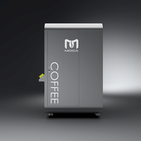 Fully Automatic Fresh Grinding Instant Coffee Vending Machine with Indoor Touch Screen & NFC Payment
