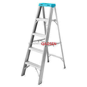 Escalera Industrial <span class=keywords><strong>de</strong></span> Fibra <span class=keywords><strong>de</strong></span> Vidrio Roja Tipo A <span class=keywords><strong>de</strong></span> Alta Calidad, Carga Máxima <span class=keywords><strong>de</strong></span> 150 kg, Aislada, para Exteriores, con Almacenamiento <span class=keywords><strong>de</strong></span> Herramientas, Bloqueo Manual, 1 Año <span class=keywords><strong>de</strong></span> Garantía, 75 - Product Image 6