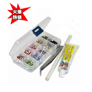 Transparent Plastic <b>Storage</b> <b>Box</b> 10 Compartment Jewelry Organizer With Dividers For <b>Small</b> Accessories Organizing And <b>Storage</b> - Product Image 5