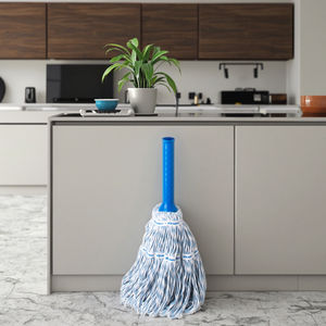 Sunshine <span class=keywords><strong>Kleaner</strong></span> Tela de Microfibra de Alta Calidad, Recambio de Hilo Azul Blanco Plano Metal Algodón Absorbente Cabezal de Tela para Uso Doméstico - Product Image 6