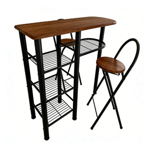 <span class=keywords><strong>Yukai</strong></span> nouveau produit 1 + 2 ensemble de table à manger au design simple avec 2 chaises DS-216 en MDF - Product Image 4