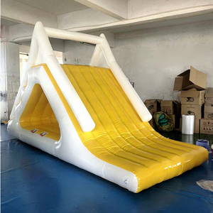 Château gonflable <span class=keywords><strong>aquatique</strong></span> avec trampoline, cheval à bascule <span class=keywords><strong>et</strong></span> toboggan |   Matériau PVC, logo personnalisé disponible - Product Image 2