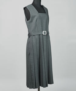 Robes décontractées sans manches et sans bretelles à col carré pour femmes, uniformes scolaires, coupe régulière, lavables - Product Image 2