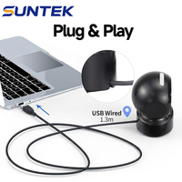Escáner de Códigos de Barras, Lector de Códigos QR, Interfaz USB, Plástico, Disponible en Stock, Imagen Óptica, Fácil Operación para el Mercado SUNTEK