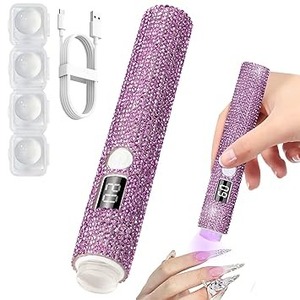 Lámpara UV Portátil para Uñas de Gel con Brillo, Recargable e Inalámbrica, Curado Rápido, Diamante - Product Image 1