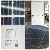 Panel Surya Bifacial Longi Hi-Mo 6 Explorer Lr5-72Htd 550-580W Efisiensi 22,5% Kaca Ganda Tersedia