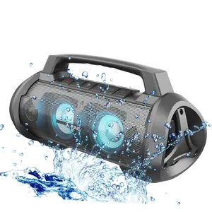 W-KING D10 Outdoor Waterproof Dust Proof Portable Bluetooth Speaker With Carry Strap