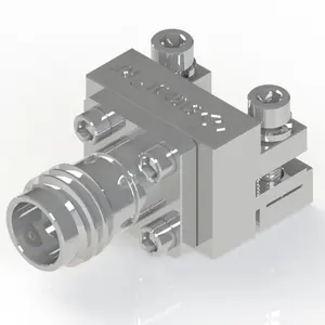 Conector rf coaxial, conector de lançamento de ponta fêmea sma vswr baixo