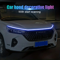 Nueva Tira de Luz LED de Neón Flexible para el Exterior de Automóviles, Luz de Señal de Giro DRL de Alta Luminosidad, Impermeable, Decoración para SUV y Camionetas