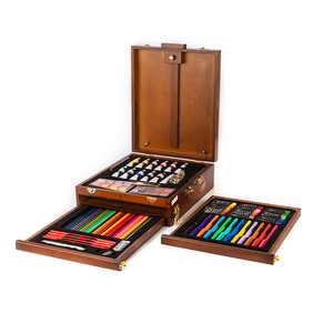 71pcs Artisti di Alta-end Box Set Scatola di Legno Strumento di Pittura di Arte Set <span class=keywords><strong>per</strong></span> Gli Studenti - Product Image 1