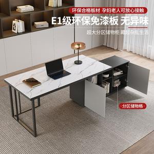 โต๊ะหินเข้ามุมขนาดเล็กหรูหราน้ำหนักเบาโต๊ะคอมพิวเตอร์พับได้สำหรับใช้ในบ้านสำนักงาน - Product Image 4