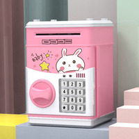Hucha Electrónica para Niños, Caja Fuerte con Contraseña, Banco de Ahorros Automático, Hucha Inteligente, Mini ATM, Regalo de Cumpleaños, Juguetes OEM