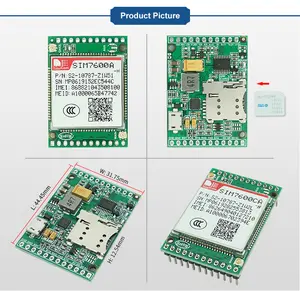 SIM7600 Module 4G Board MODEM with 1 sim card slot RS232 Serial port TTL Data transmission/DTMF/SIM/GNSS