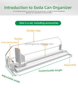 ตู้ใส่เครื่องดื่มอัตโนมัติ5แถวสำหรับตู้เย็นโซดาตู้ทำกระป๋องสำหรับตู้เย็นสามารถบรรจุเครื่องดื่มได้ถึง25กระป๋อง - Product Image 2