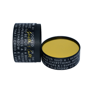 Recycled Black and Yellow Luxury Customization Pre Roll Cones Paper Packaging Tube Boxes For Cosmetic