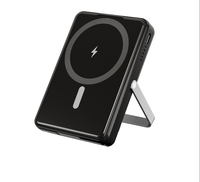 Chargeur portable magnétique UUTEK 25W 10000mAh avec charge rapide PD, batterie externe avec support pliable, compatible avec la série iPhone