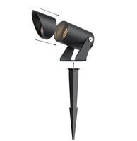 Nouveau design IP66 étanche extérieur 2.5W 5W 10W 15W LED Spike Light Garden Dimmable Spotlight Flood Lights