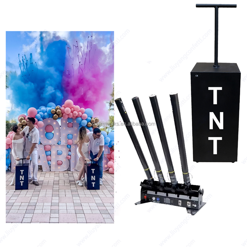 Electronic Remote Control Four Tubes Confetti