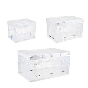 folding box plastic clear transparent