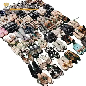 集装箱女性二手意大利鞋zapatos usados en balas女士平台凉鞋