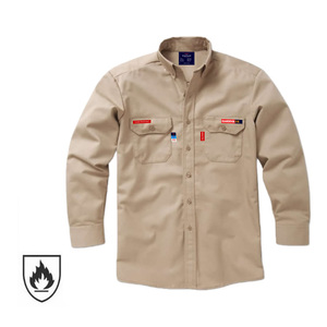 CE Certificate Fireproof Long Sleeve Button Down FRC Welder Custom <strong>Welding</strong> FR Work Fire Retardant Flame Resistant <strong>Shirt</strong> for Men - Product Image 5
