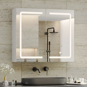 Fabricant de meubles de salle de bain depuis plus de 20 ans, armoire à pharmacie de salle de bain avec miroirs et lumières LED, armoire à miroir murale - Product Image 1