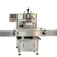 Machine de remplissage de parfum sous vide automatique à 4 têtes, prix usine, pour l'embouteillage de liquides sous pression négative, usine de fabrication de parfums et cosmétiques