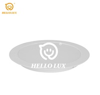 Eclairage de panneau lumineux rond 18W, nouveau modèle privé, rétroéclairage led encastré en plastique