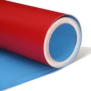 Revêtement de sol en vinyle grain de bois à surface texturée Revêtement bleu en <span class=keywords><strong>pvc</strong></span> Rouleau de sol stratifié imperméable antidér - Product Image 1