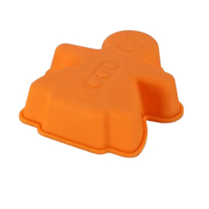 Molde de Silicona Reutilizable para Hornear Pasteles con Forma de Hombre de Jengibre Navideño al por Mayor - Product Image 3