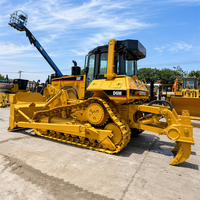 Bulldozer à chenilles robuste CAT D6M pour la remise en état des terres agricoles et l'installation de systèmes de drainage