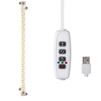 Lampu LED Strip Spektrum Penuh Cob Merah dan Biru IP54 Dapat Diredupkan untuk Tanaman Indoor, Batang Lampu untuk Pertumbuhan Vegetatif dan Pembungaan