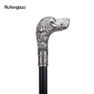 Canne de marche élégante en forme de chien léopard en acier au carbone pour messieurs - Product Image 3