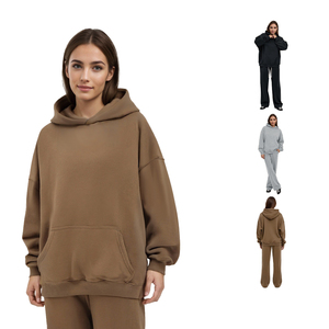 Wholesale 430gsm Heavyweight No String Blank Men Hoodies Unisex Cotton French Terry Oversized Hoodie Custom Logo Streetwear - Product Image 3