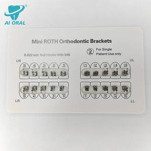 Brackets de Ortodoncia con Ganchos 345, Ranura de 0.022''/0.018'' para Alineación Dental - Product Image 2