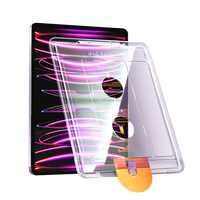 Protection d'écran en verre trempé transparent anti-choc anti-rayures 9H de dureté 2.5D pour iPad Pro 11e génération 2024, écran de voiture 0.33mm
