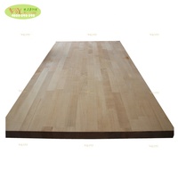 Table de Restaurant en bois d'érable dur/panneau de jonction de doigt en bois massif personnalisé présentoir de comptoirs en érable