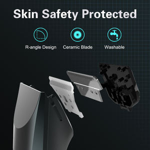 <span class=keywords><strong>Tondeuse</strong></span> pour le corps pour hommes chargée par USB <span class=keywords><strong>tondeuse</strong></span> à barbe électrique en céramique et machine à raser le nez 2-en-1 <span class=keywords><strong>coupe</strong></span>-poils du visage - Product Image 4
