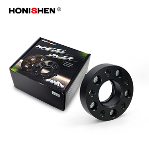 Entretoises de moyeu de roue forgées par finition noire AL6061-T6 5x114.3/5x4.5 "<span class=keywords><strong>CB</strong></span> 71mm avec 1/<span class=keywords><strong>2</strong></span>"-20 goujons 5 adaptateurs de roue de cosse pour <span class=keywords><strong>Lincoln</strong></span> - Product Image 2