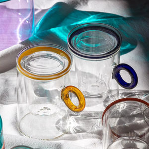 Fabriqué en Italie, Marque WD LIFESTYLE, Vaisselle Écologique en Borosilicate Grande Capacité pour le Thé et le Café, Durable et Moderne pour la Maison - Product Image 1