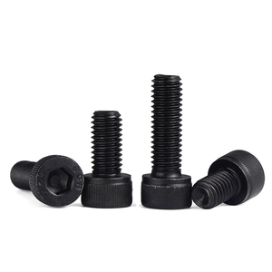 Vis hexagonale interne M5, filetage complet, filetage partiel, M5x6 50, M5x40 270, revêtement noir - Product Image 2