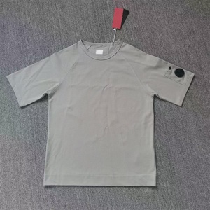 Wholesale casual youth CP street fashion 100% cotton classic basic company short-sleeved T-<b>shirt</b> for men - Product Image 1