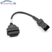 Cable de diagnóstico para motocicleta Ducati, adaptador de Cable de 4 pines a OBD2 de 16 pines