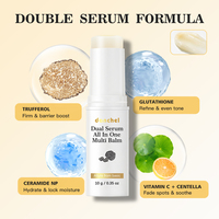 Stick Baume Multi-Usages Tout-en-Un : Céramide, Centella, Réparation de la Barrière Cutanée, Lissage des Rides, Raffermissant, Liftant, Hydratant pour la Peau