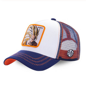 <span class=keywords><strong>Gorra</strong></span> de Béisbol Personalizada de Fábrica al Por Mayor, de Anime, Bordado de Dibujos Animados de <span class=keywords><strong>Dragon</strong></span> <span class=keywords><strong>Ball</strong></span>, Hip-Hop, a la Moda, de Verano, Material de Poliéster, Borde Flexible - Product Image 3