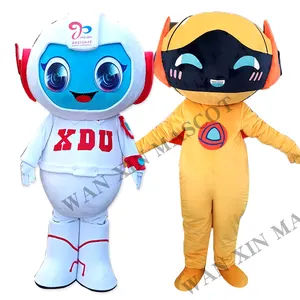 Robot de dibujos animados para adultos Cosplay accesorios de vestir Navidad carnaval fiesta Halloween Anime Robot disfraces mascota disfraz