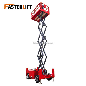 고안정성 FL 18m 자주식 시저 리프트 쿠보타 디젤 1000kg 용량 유압 리프팅 장비 - Product Image 6