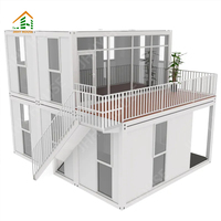 JHHY Pack plat économique Mini Casa pliable préfabriqué maisons de bureau 20 pieds pliant conteneur maison